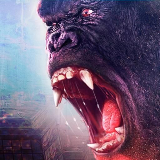 Gorilla Rampage City Smashing Games: City Attack