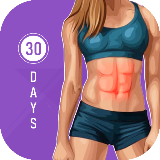 30 Days Six Pack Abs Home Workout-Burn Belly Fat