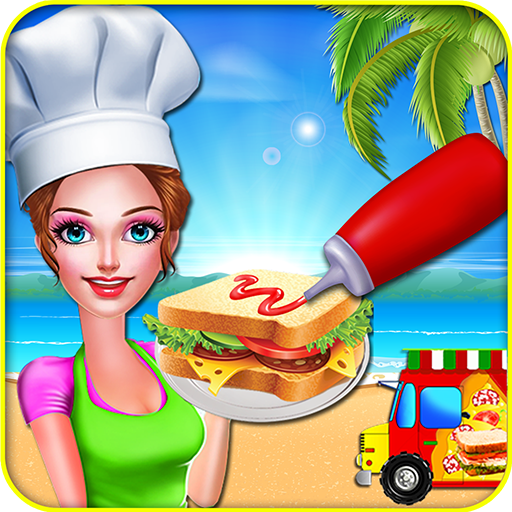 Food Truck Cooking Land: Crazy Chef Kitchen Game