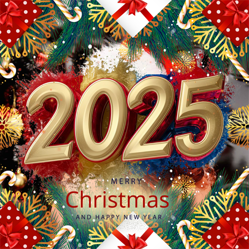 Christmas photo frame 2025