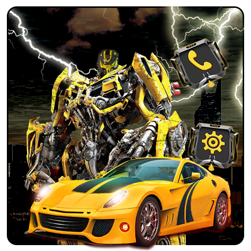 Robot Battle Yellow Car Themes