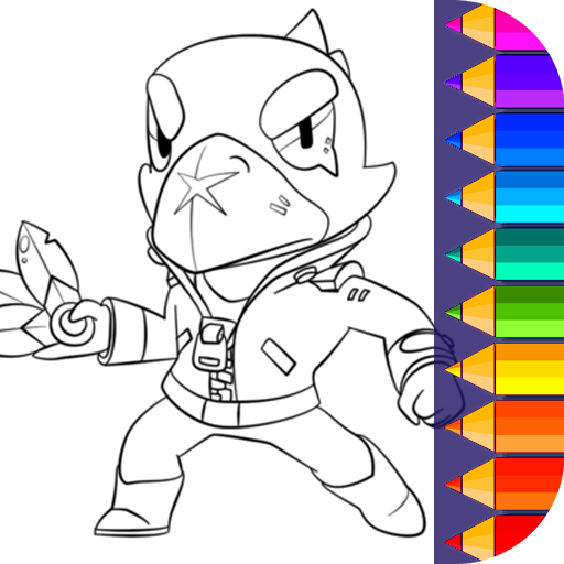 Coloring Page For Brawl Stars