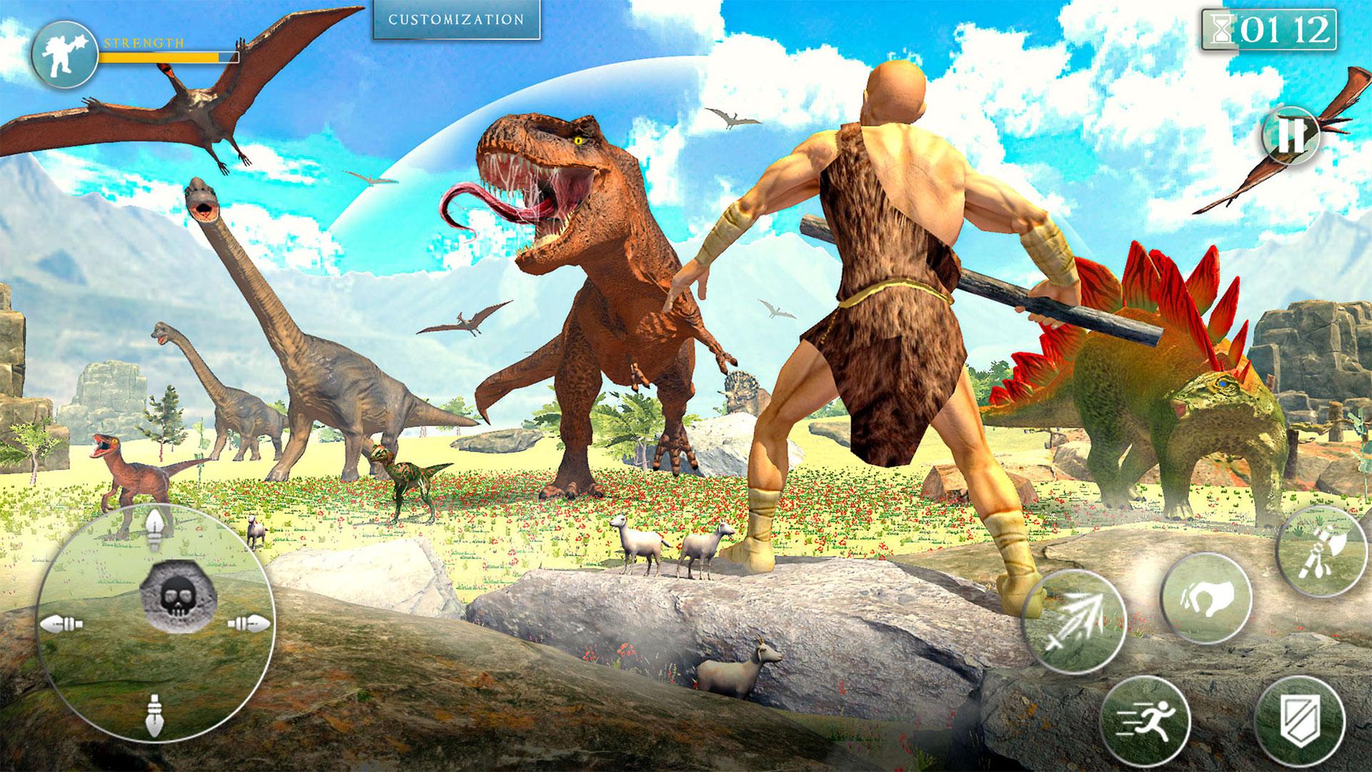 Download Giant vs Dinosaur Simulator android on PC