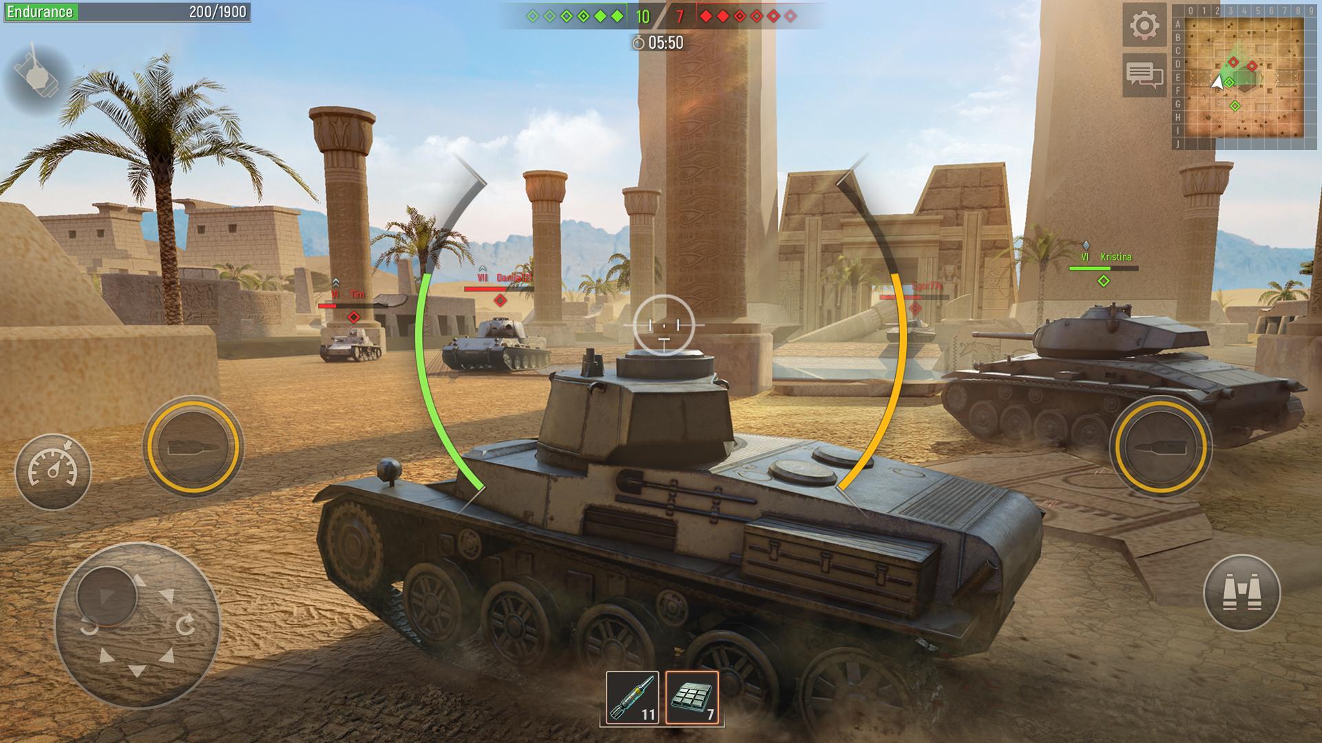 Download Battle Tanks: Online War games android on PC