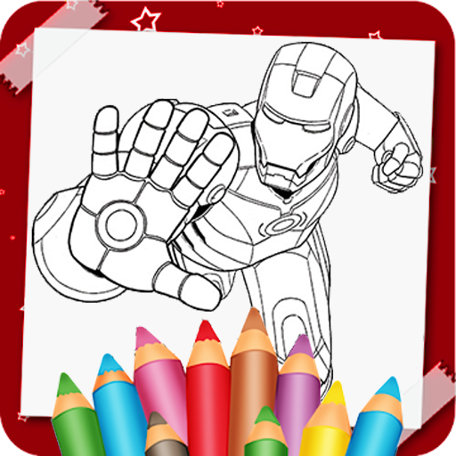 Superhero Coloring Book 2021