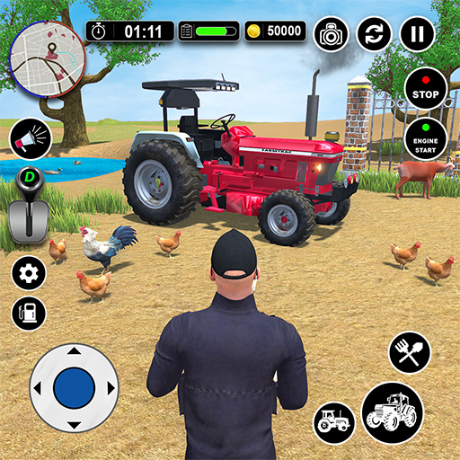 Jogos fazenda: jogo trator  3D