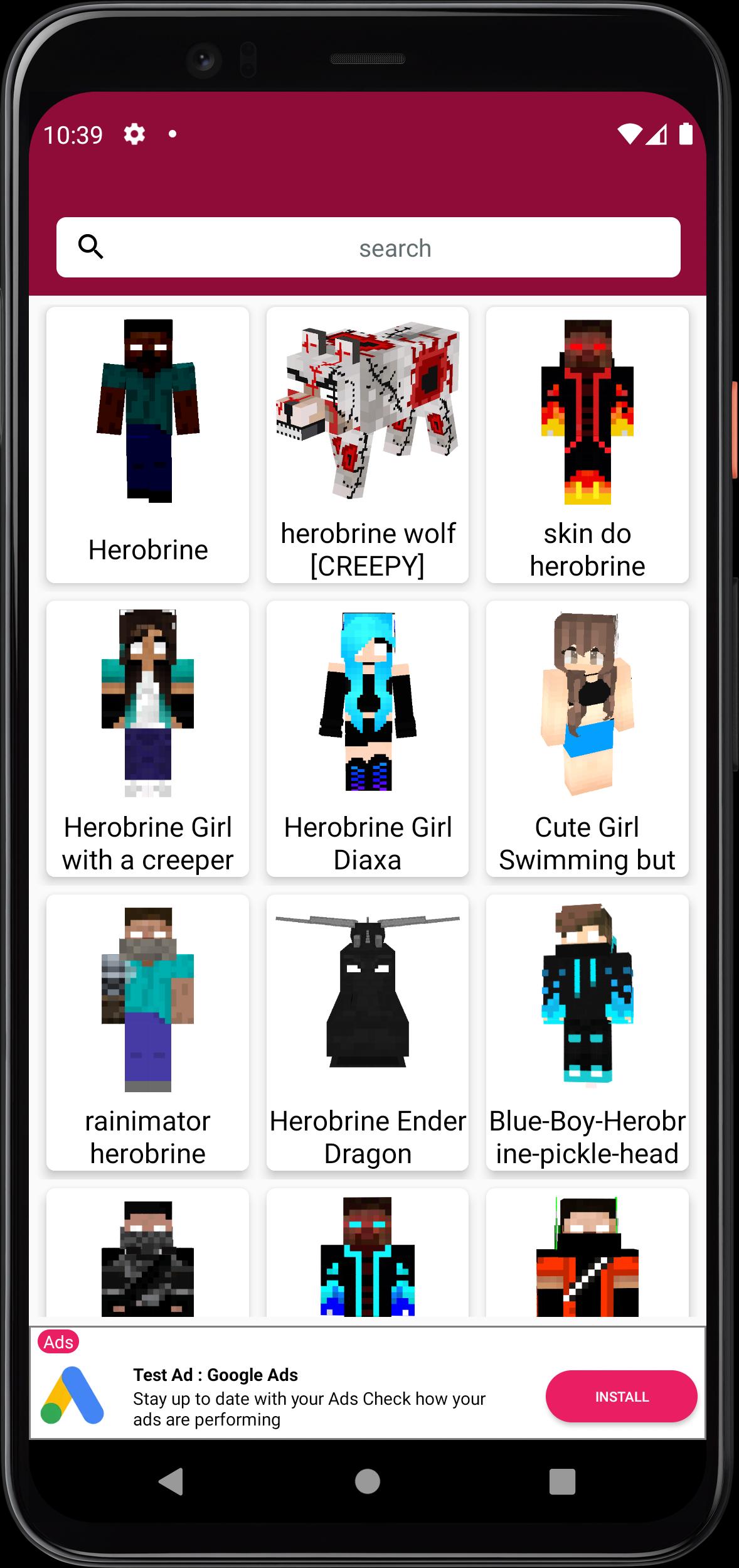 Скачать Skin de Herobrine Minecraft на ПК | Официальный представитель  GameLoop