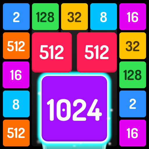 2048 Merge Games - M2 Blocks