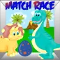 Dinosaur Toddlers Match Race
