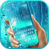 Blue Glass Water keyboard