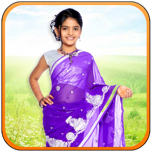 Kids Saree Photo Maker