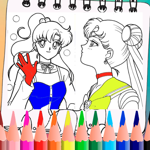 Sailor Moon 塗り絵