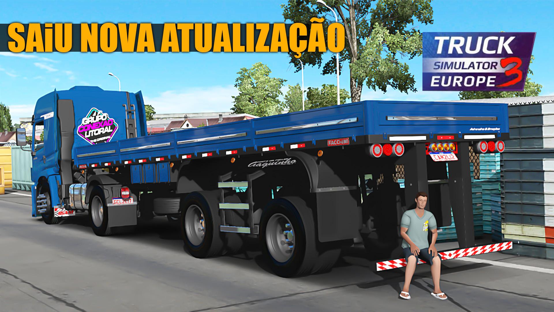 Lançamento 2022! Truck Simulator Europe 3 - Jogo de Caminhões