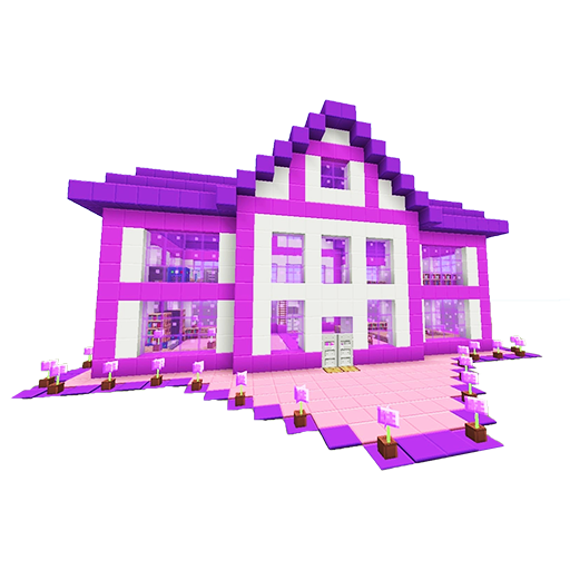 Pink House Minecraft for Girls Princess Games