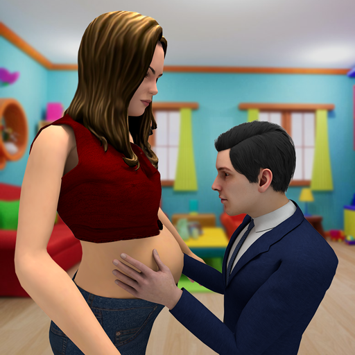 Mãe grávida: simulador de bebê