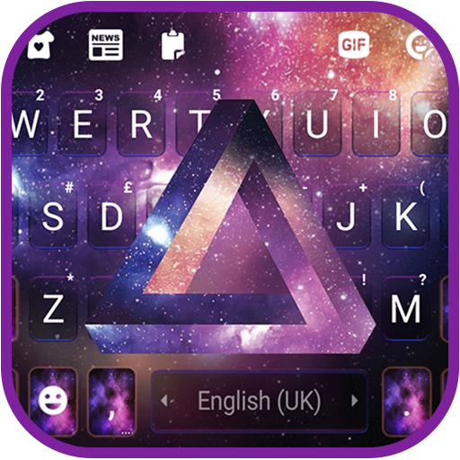 Fundo do Teclado Infinite Galaxy