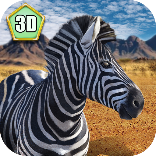 Vahşi Zebra At Simülatörü 3D