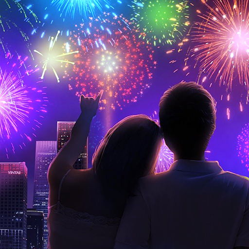 AR Fireworks Video Effects for Status & Story