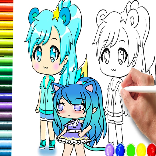 ColoringBook Gacha Caracter