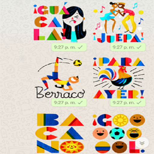 Stickers colombianos