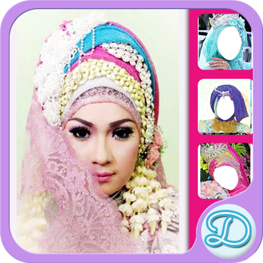 Modern Bridal Hijab Selfie