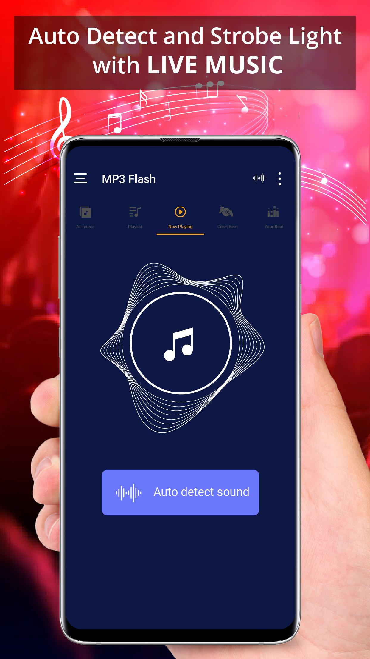 Скачать MP3 Strobe Light - Music Flash на ПК | Официальный представитель  GameLoop