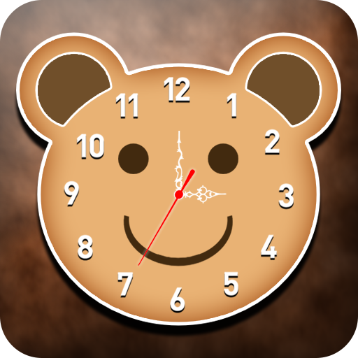 Teddy Bear Clock Wallpaper
