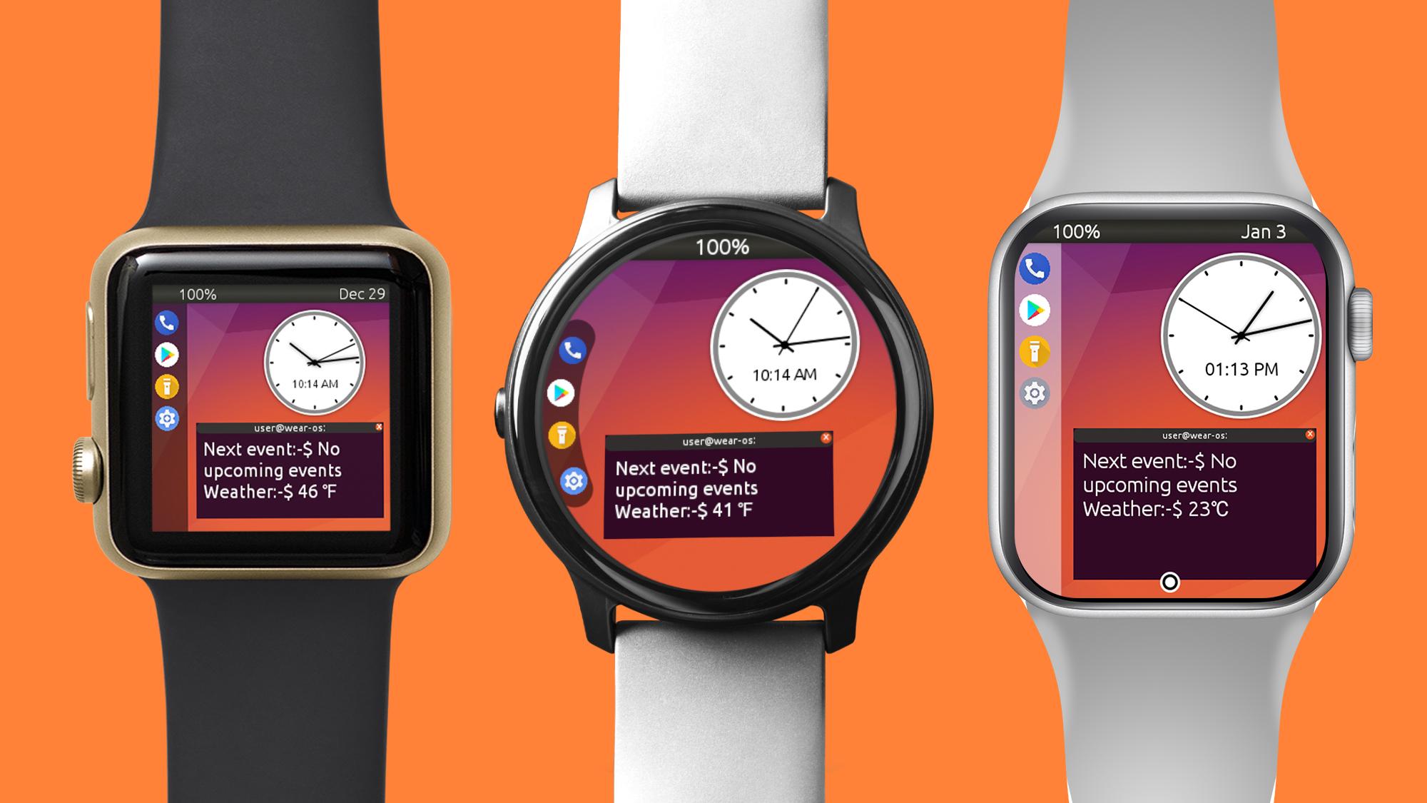 Ubuntu Theme WearOS Watch Face by Extinct Entertainments - (Android Apps) —  AppAgg