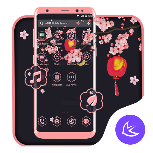 Night Flower APUS Launcher the