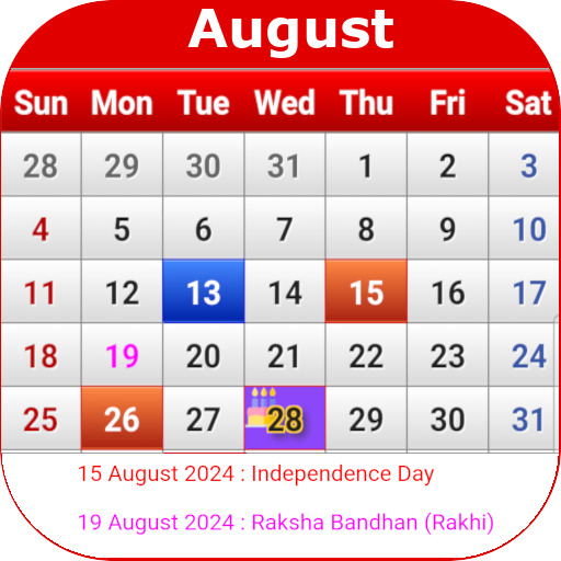 India Calendar 2024