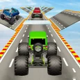 Monster Truck Ramp Stunt Games