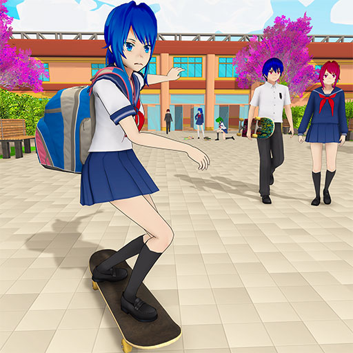 アニメの女の子の学校生活シミュレーション