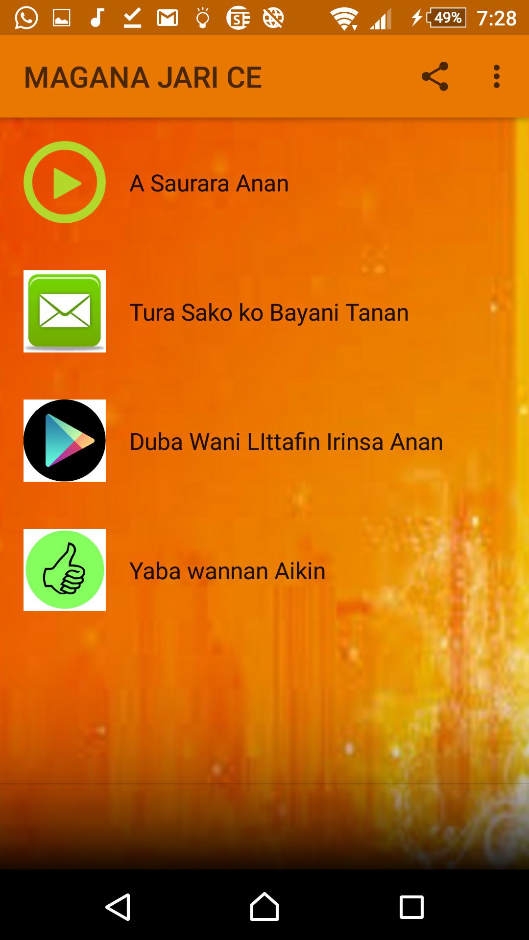 Download MAGANA JARI CE NA BIYU MP3 android on PC