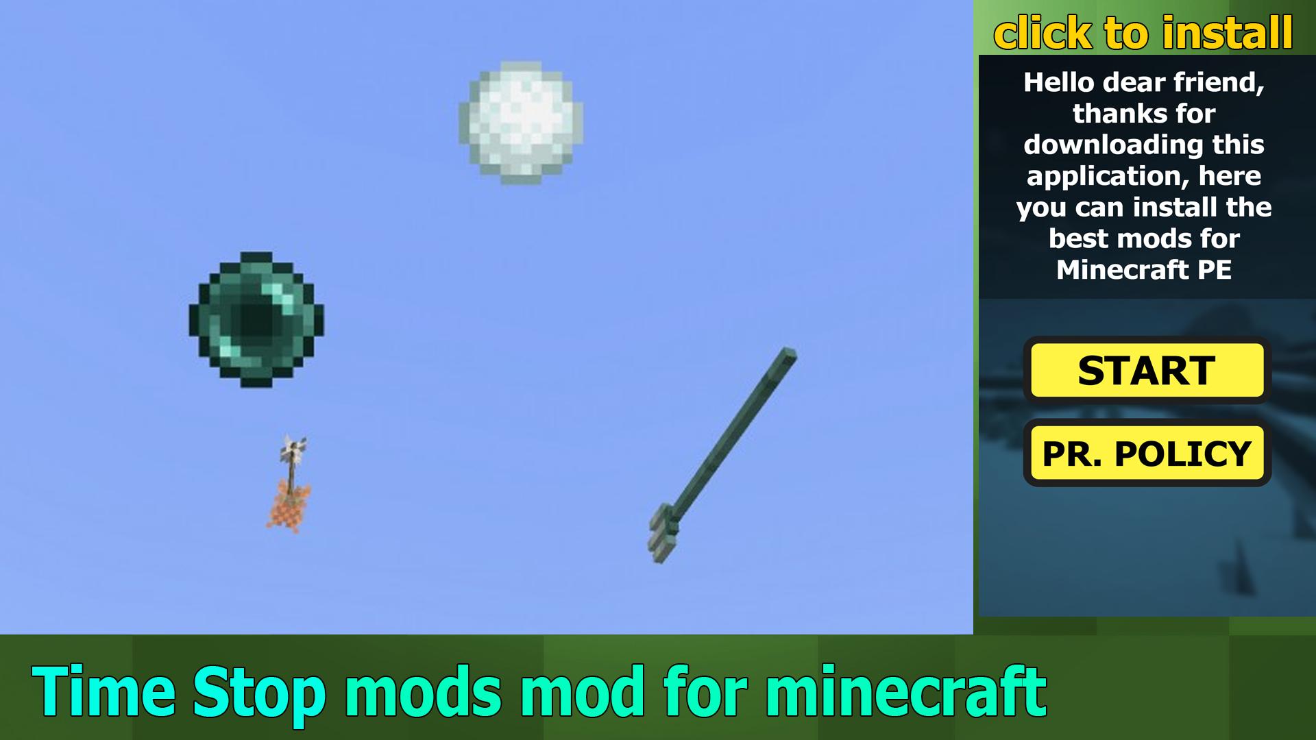 Stop Time Minecraft Mod for Android - Free App Download