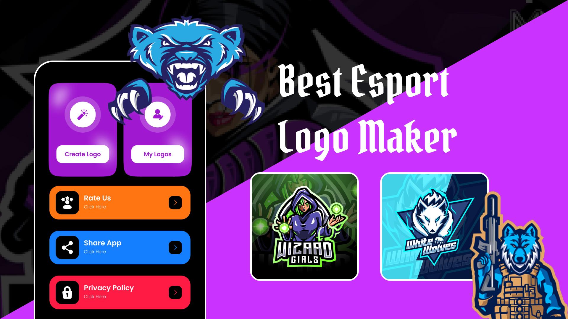 Free Gaming Logo Maker - Avatars, PubG, eSports & more