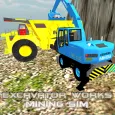 Excavator Works Mining Sim
