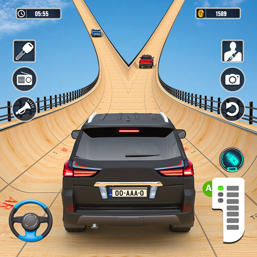कार स्टंट खेल : कार गेम्स 3D