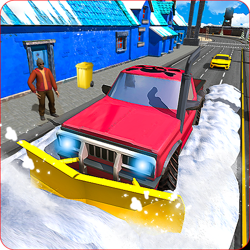 Heavy Snow Plow Clean Road Sim