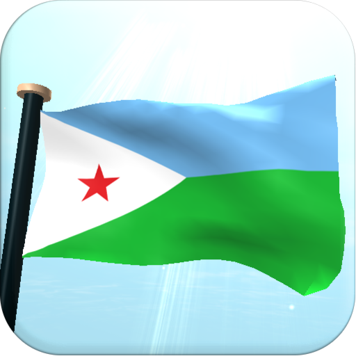 Djibouti Flag 3D Free