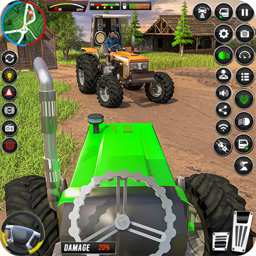 Реальный трактор ферма игра 3d