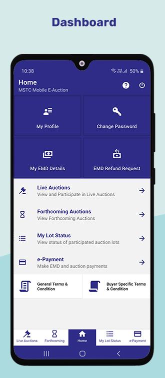MSTC Forthcoming e Auctions::Appstore for Android
