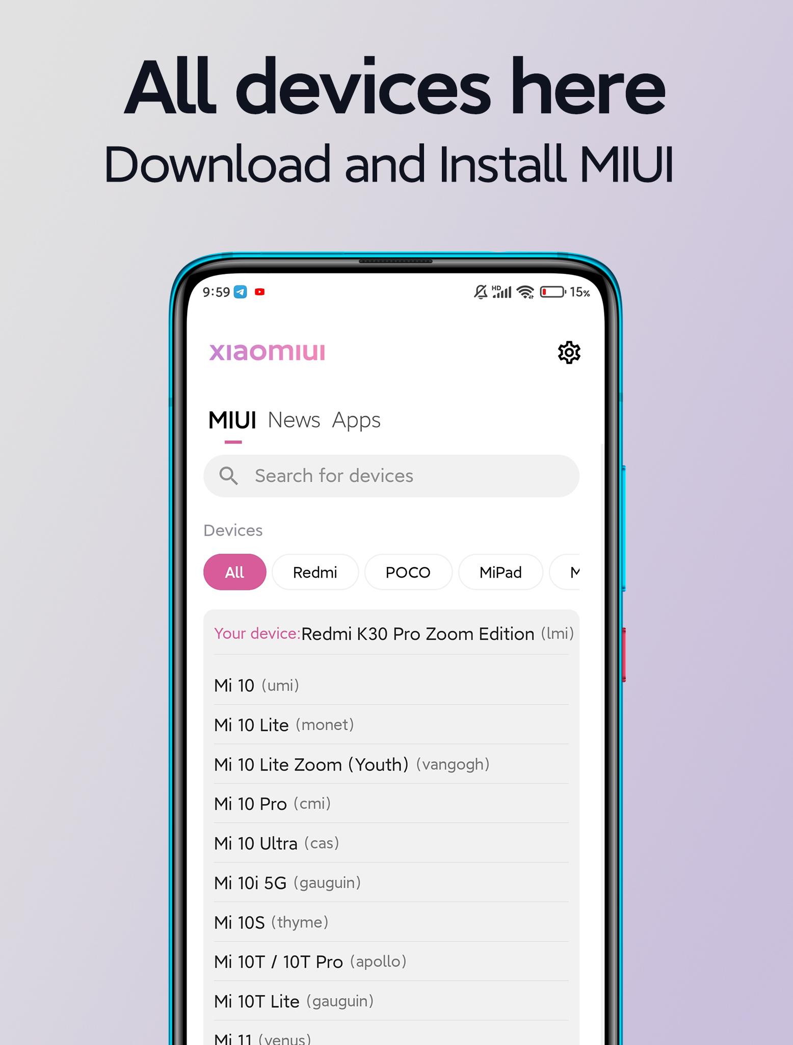 Скачать MIUI Downloader на ПК | Официальный представитель GameLoop