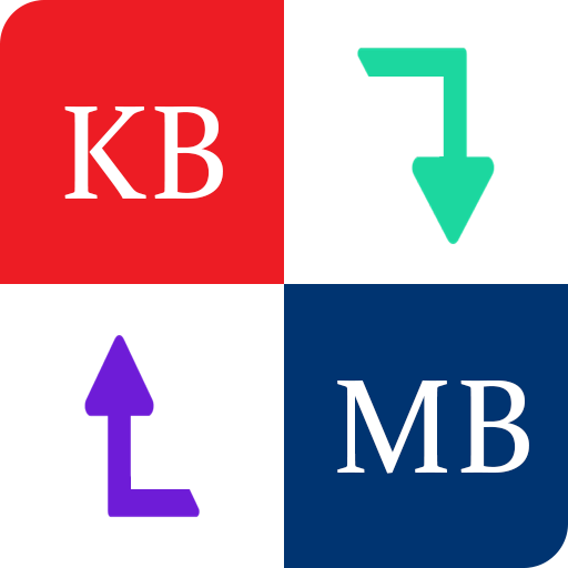 Byte Converter - KB to MB MB to GB or GB to KB