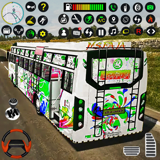 trò chơi lái xe buýt 3d