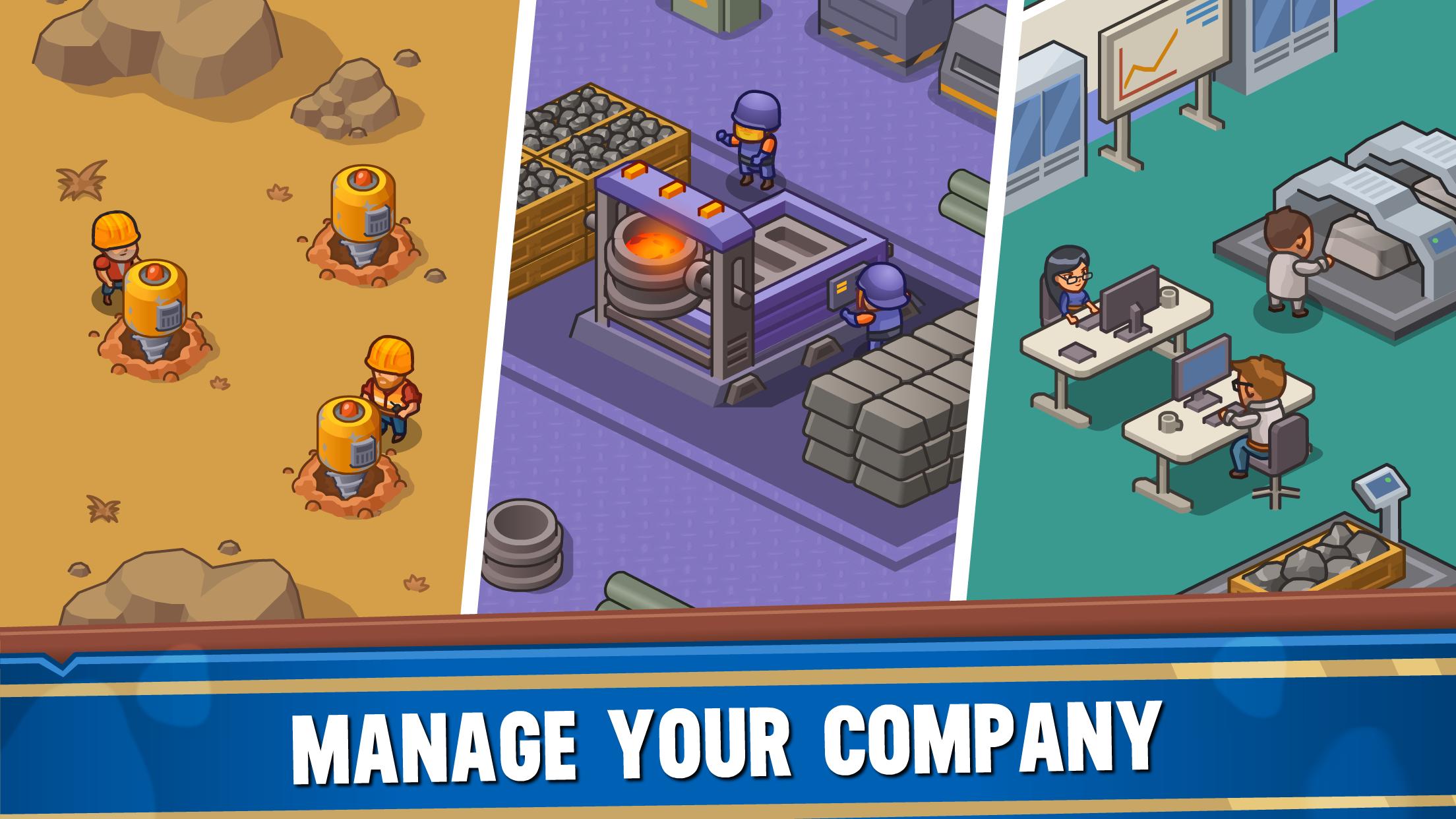 Download Idle Miner Empire android on PC