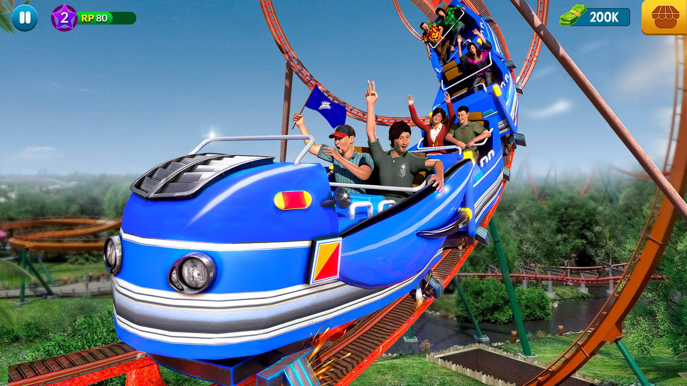 Download Roller Coaster 3D Theme Park android on PC