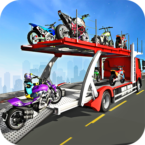 Motorbike Carrier Truck Game