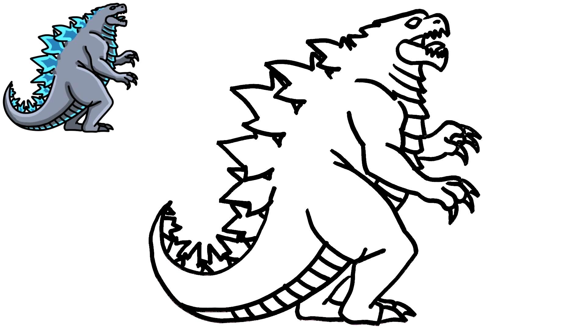 How To Draw Godzilla So That It Looks Good