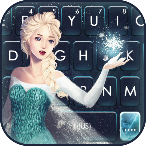 Blonde Fairy Girl Keyboard Bac