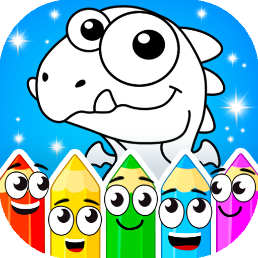 Coloring dinosaurs